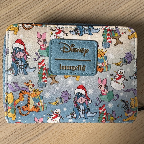 Loungefly Handbags - EUC Disney Loungefly Winnie the Pooh Christmas Wallet